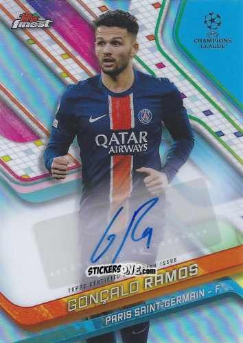 Figurina Goncalo Ramos - Finest UEFA Club Competitions 2024-2025
 n. BA-GR - Topps