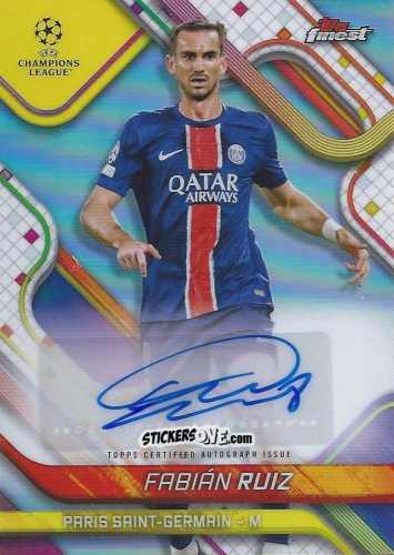 Figurina Fabian Ruiz - Finest UEFA Club Competitions 2024-2025
 n. BA-RZ - Topps