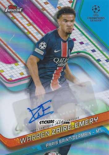Sticker Warren Zaire-Emery - Finest UEFA Club Competitions 2024-2025
 n. BA-WZ - Topps