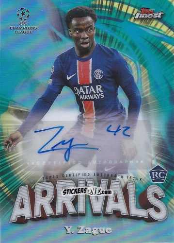 Cromo Yoram Zague - Finest UEFA Club Competitions 2024-2025
 n. AA-YZ - Topps