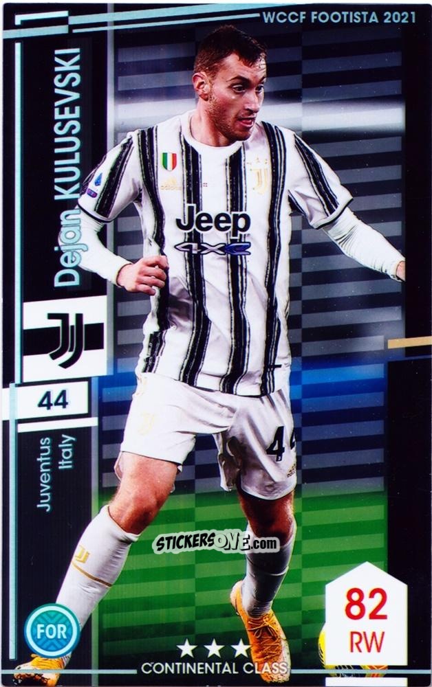 Cromo Dejan Kulusevski - Wccf Footista 2021 Serie F21-3
 n. 22 - Panini