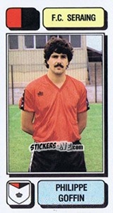 Cromo Philippe Goffin - Football Belgium 1982-1983 n. 235 - Panini
