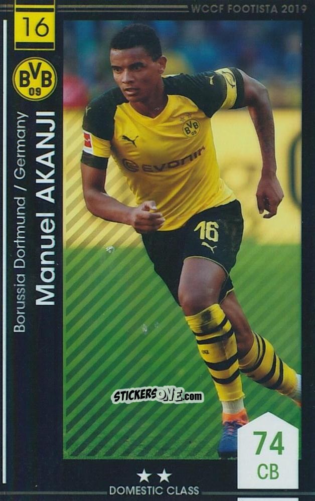 Figurina Manuel Akanji - Wccf Footista 2019
 n. 9 - Panini