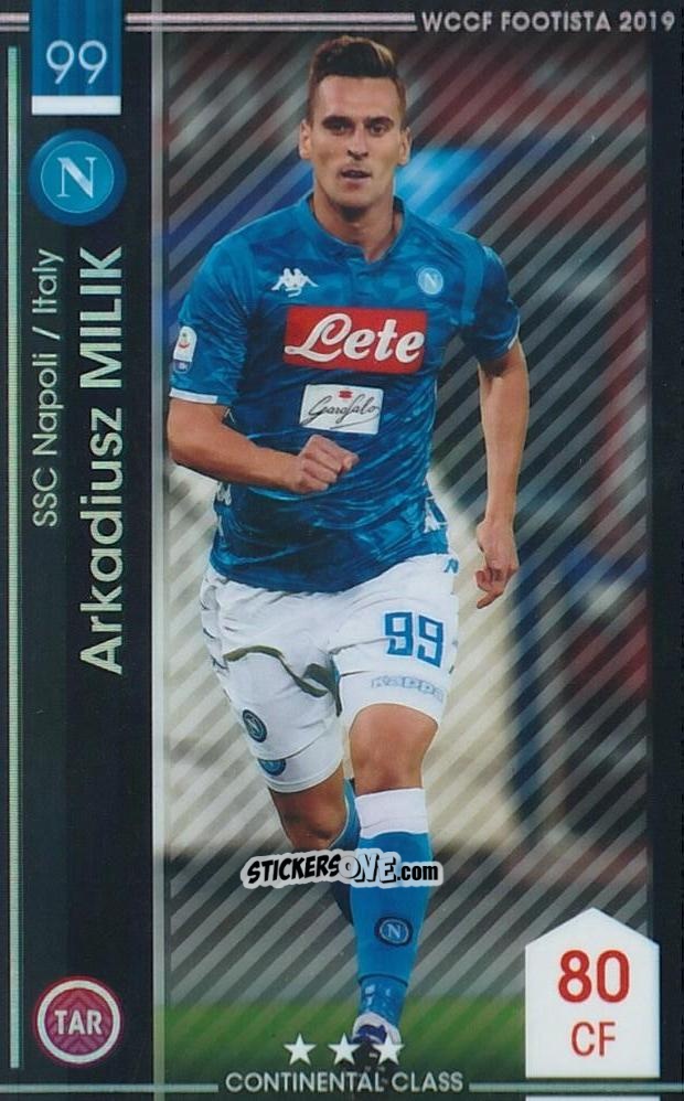Figurina Arkadiusz Milik - Wccf Footista 2019
 n. 19 - Panini