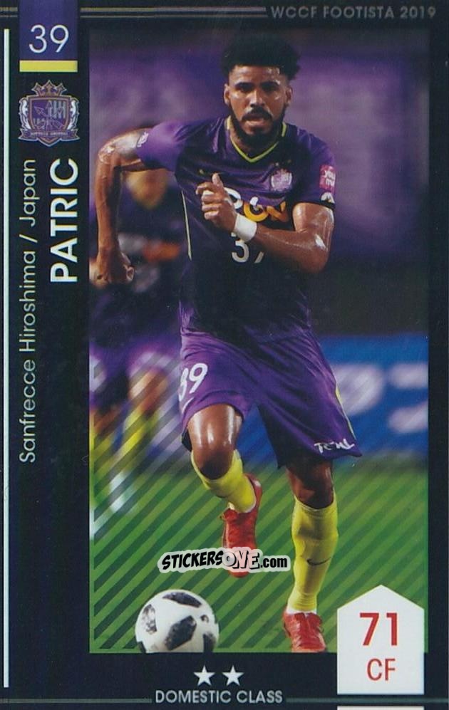 Cromo Patric - Wccf Footista 2019
 n. 62 - Panini