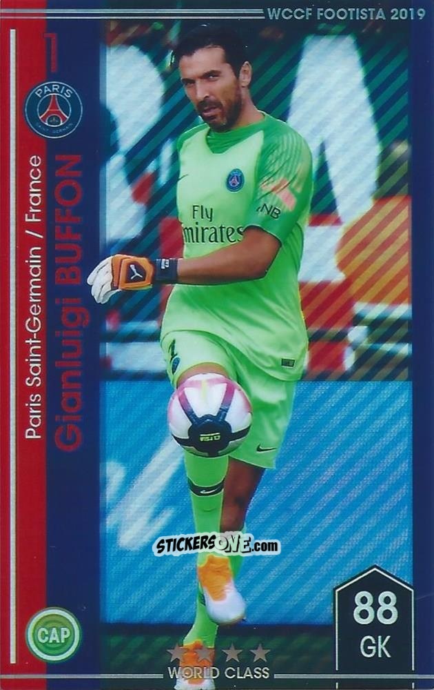 Figurina Gianluigi Buffon - Wccf Footista 2019 F19-2
 n. 8 - Panini