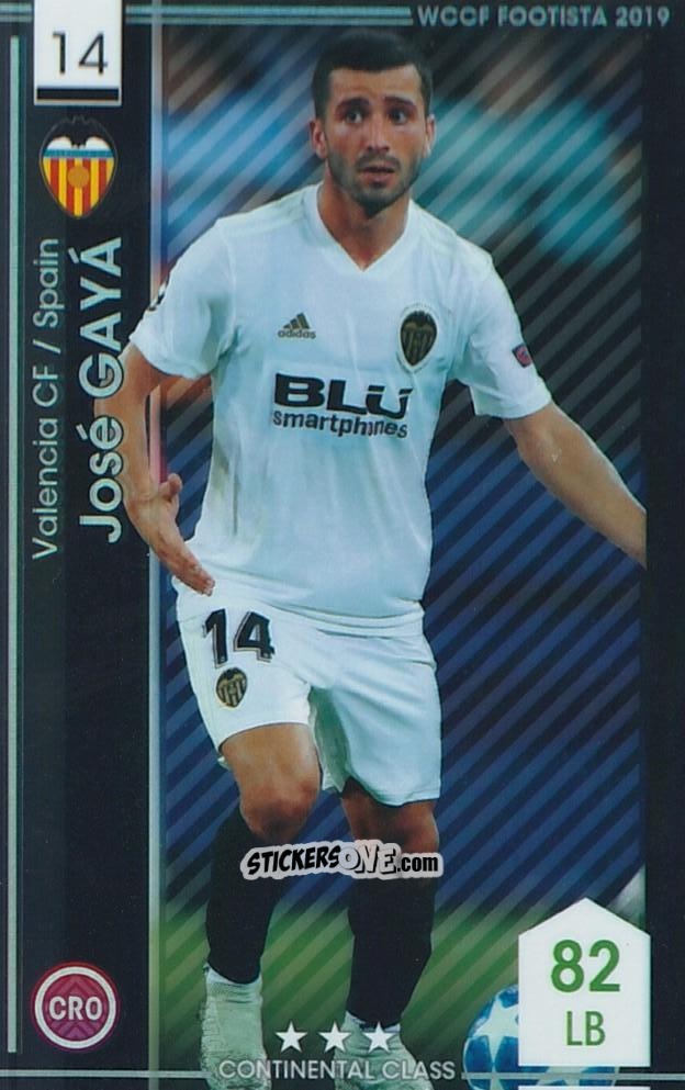 Figurina Jose Gaya - Wccf Footista 2019 F19-2
 n. 28 - Panini