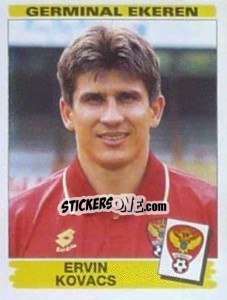 Figurina Ervin Kovacs - Football Belgium 1995-1996 n. 168 - Panini