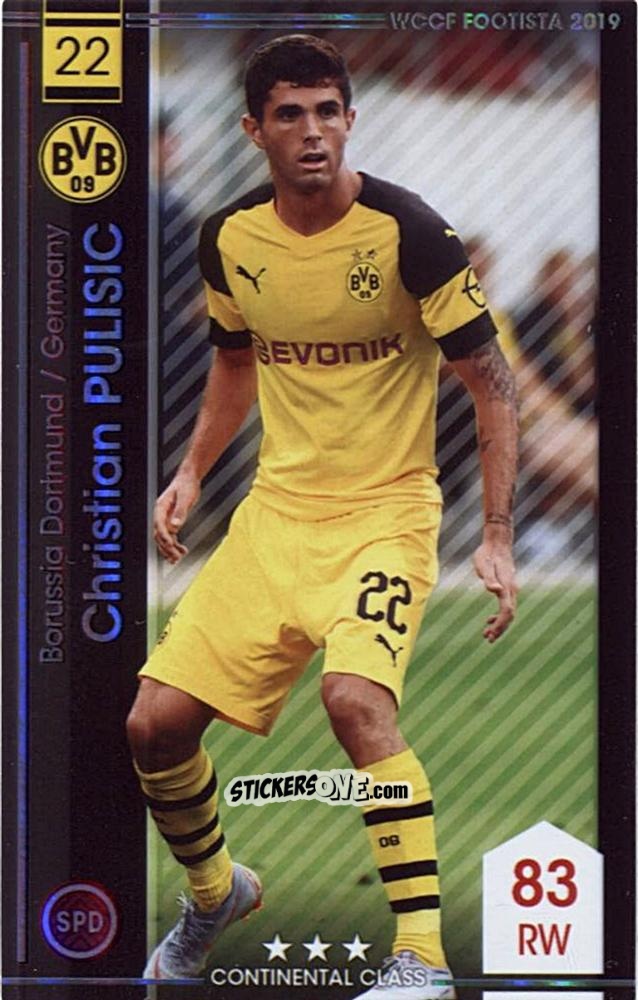 Cromo Christian Pulisic - Wccf Footista 2019 F19-3
 n. 11 - Panini