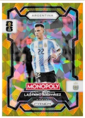 Figurina Lautaro Martínez - Monopoly Prizm Fifa World Cup 26 n. 2 - Panini