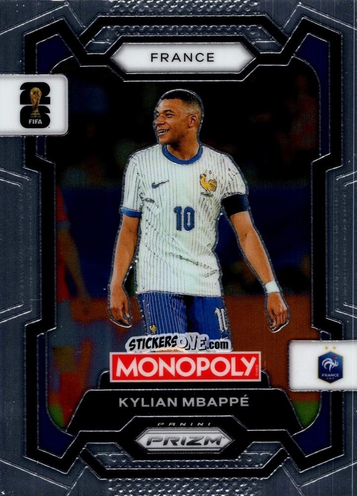Sticker Kylian Mbappé - Monopoly Prizm Fifa World Cup 26 n. 7 - Panini