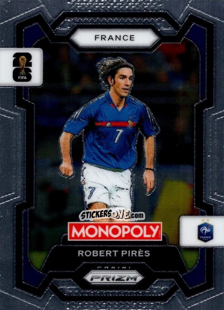 Cromo Robert Pirés - Monopoly Prizm Fifa World Cup 26 n. 10 - Panini