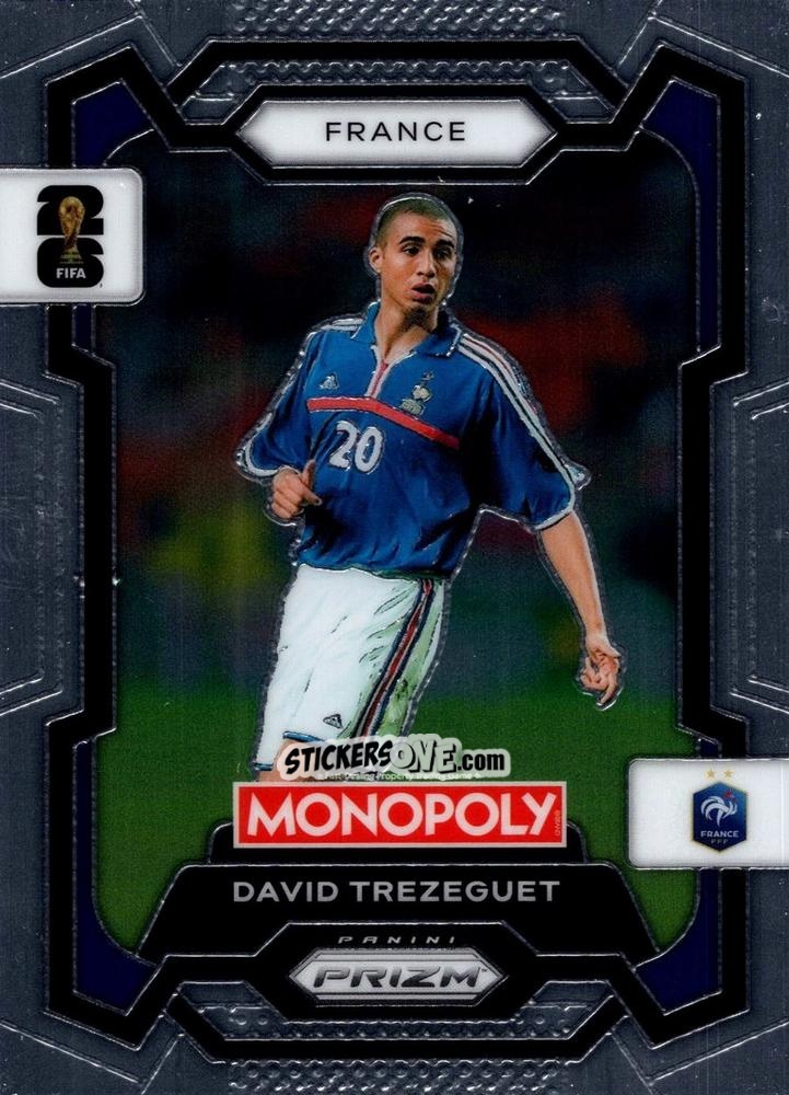 Sticker David Trezeguet - Monopoly Prizm Fifa World Cup 26 n. 12 - Panini