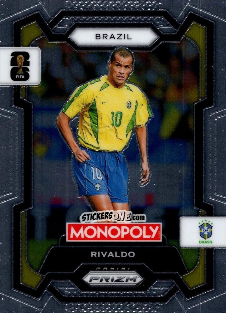 Figurina Rivaldo - Monopoly Prizm Fifa World Cup 26 n. 21 - Panini