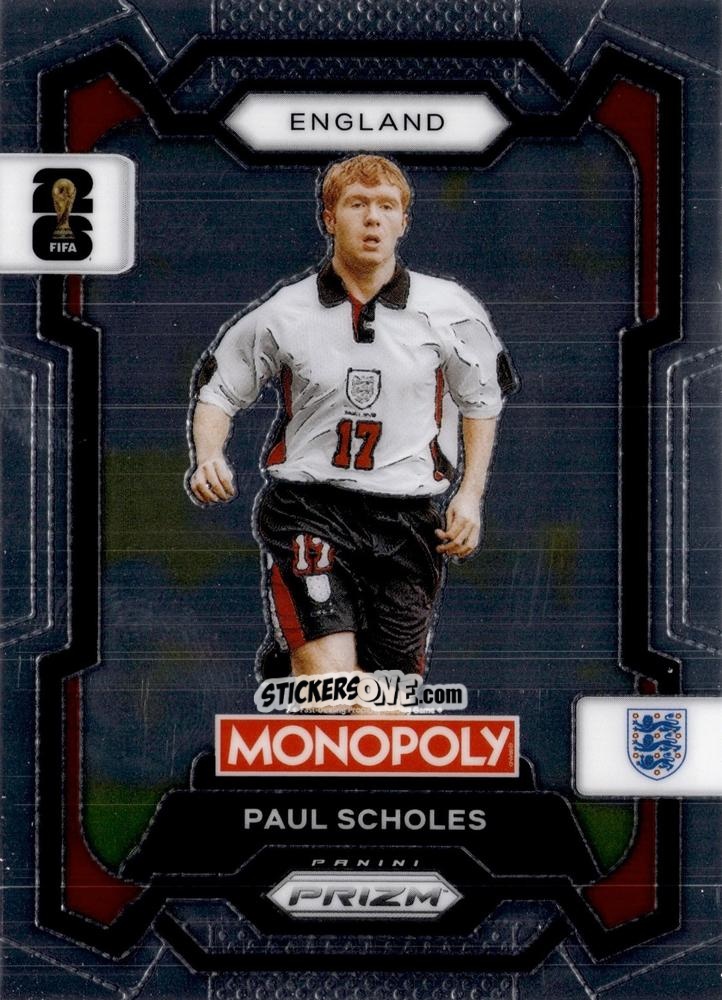 Figurina Paul Scholes - Monopoly Prizm Fifa World Cup 26 n. 24 - Panini