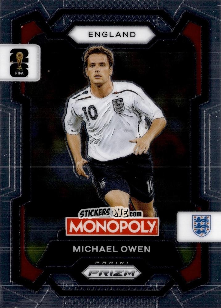 Cromo Michael Owen - Monopoly Prizm Fifa World Cup 26 n. 26 - Panini