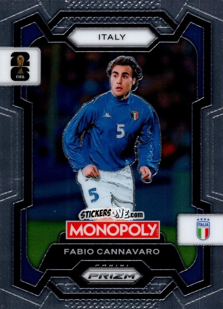 Cromo Fabio Cannavaro - Monopoly Prizm Fifa World Cup 26 n. 36 - Panini