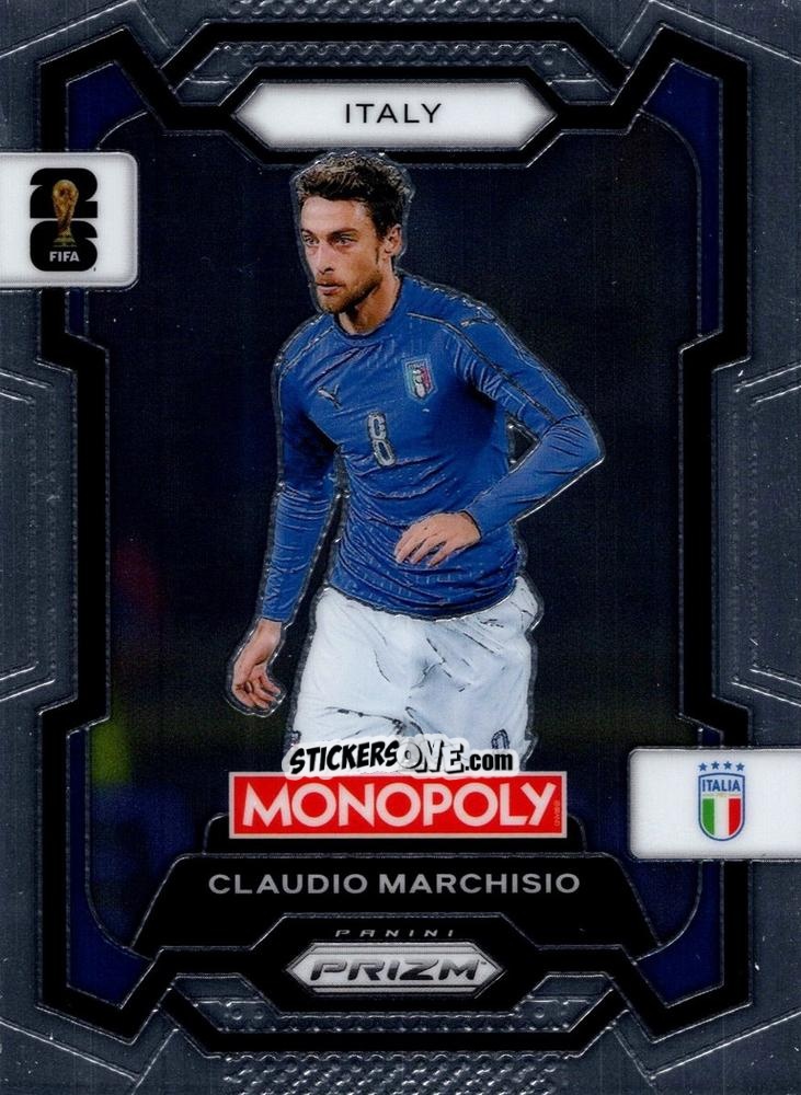 Figurina Claudio Marchisio - Monopoly Prizm Fifa World Cup 26 n. 38 - Panini