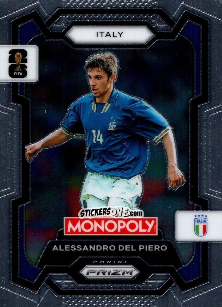 Cromo Alessandro Del Piero - Monopoly Prizm Fifa World Cup 26 n. 39 - Panini