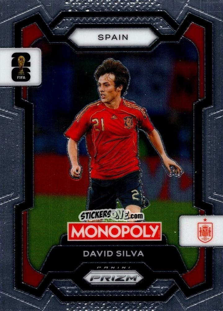 Cromo David Silva - Monopoly Prizm Fifa World Cup 26 n. 42 - Panini