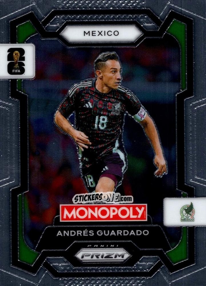 Sticker Andrés Guardado - Monopoly Prizm Fifa World Cup 26 n. 55 - Panini