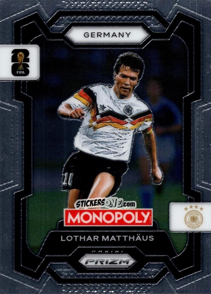 Figurina Lothar Matthaus - Monopoly Prizm Fifa World Cup 26 n. 64 - Panini