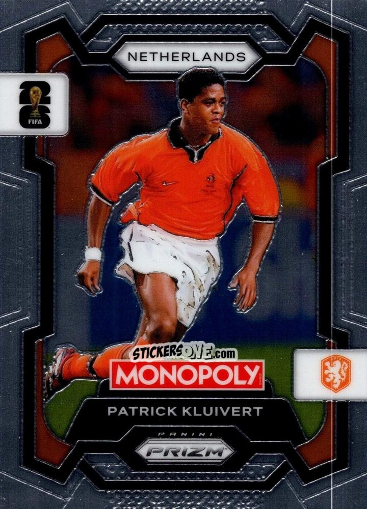 Sticker Patrick Kluivert - Monopoly Prizm Fifa World Cup 26 n. 72 - Panini