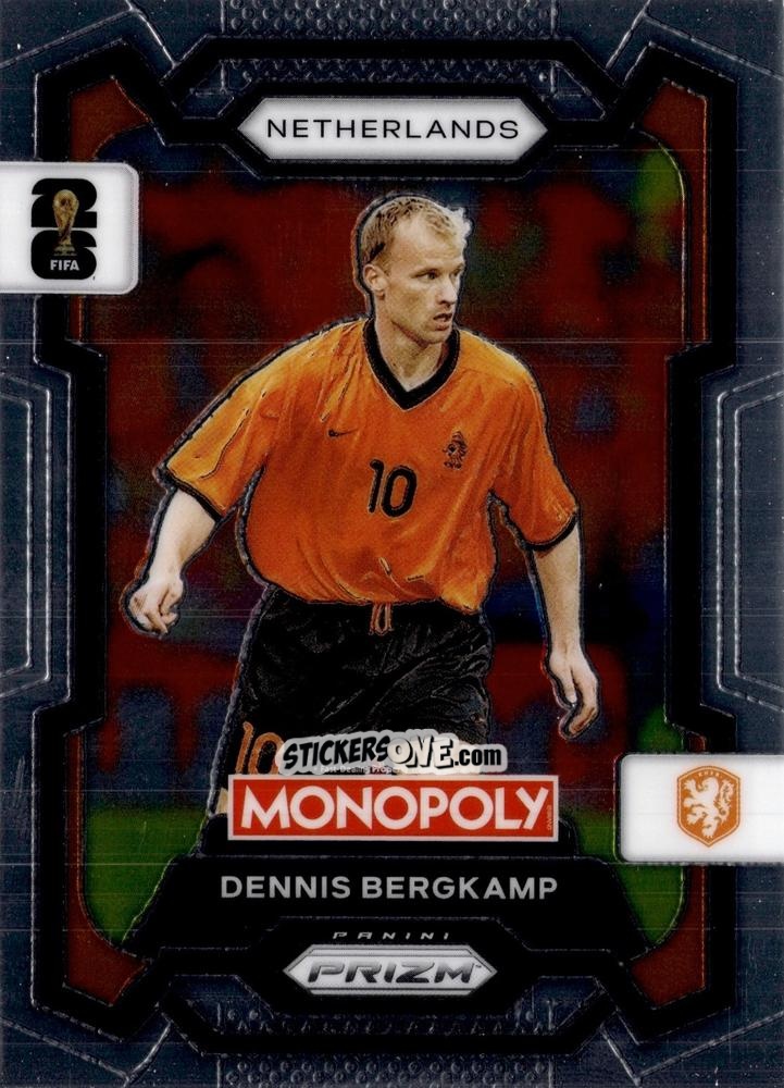 Cromo Dennis Bergkamp - Monopoly Prizm Fifa World Cup 26 n. 74 - Panini