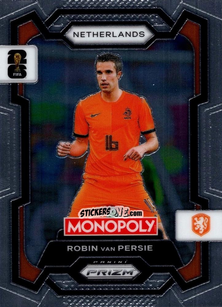 Cromo Robin van Persie - Monopoly Prizm Fifa World Cup 26 n. 76 - Panini