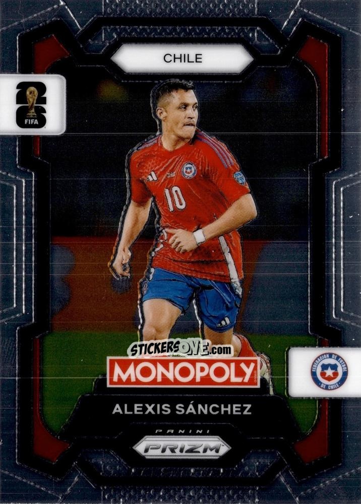 Figurina Alexis Sánchez - Monopoly Prizm Fifa World Cup 26 n. 85 - Panini