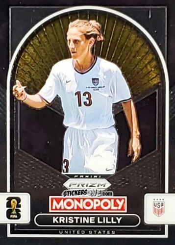 Cromo Kristine Lilly - Monopoly Prizm Fifa World Cup 26 n. 87 - Panini