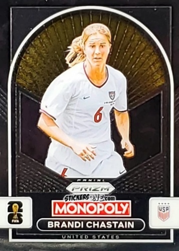 Sticker Brandi Chastain - Monopoly Prizm Fifa World Cup 26 n. 89 - Panini