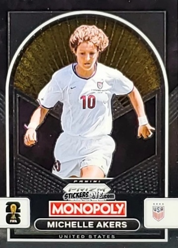 Sticker Michelle Akers - Monopoly Prizm Fifa World Cup 26 n. 90 - Panini