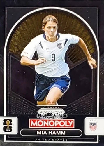 Sticker Mia Hamm - Monopoly Prizm Fifa World Cup 26 n. 91 - Panini