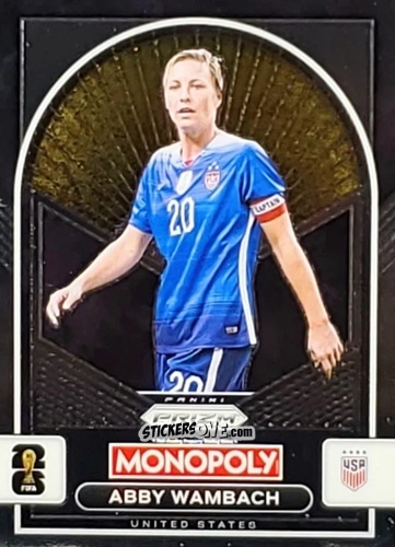 Figurina Abby Wambach - Monopoly Prizm Fifa World Cup 26 n. 92 - Panini