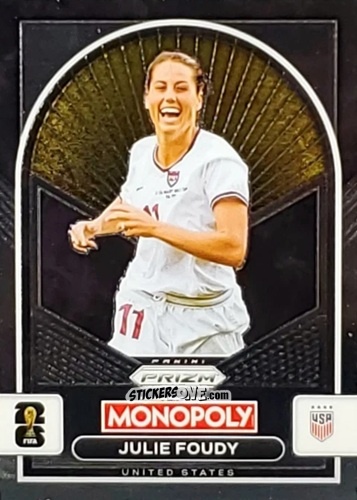 Sticker Julie Foudy - Monopoly Prizm Fifa World Cup 26 n. 93 - Panini