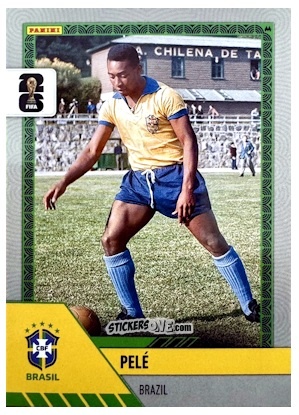 Cromo Pele - Monopoly Prizm Fifa World Cup 26 n. S6 - Panini