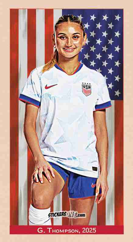 Sticker Gisele Thompson - Parkside Club and Country 2025
 n. AF5 - Parkside
