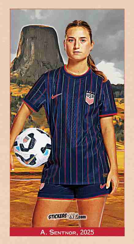 Figurina Ally Sentnor - Parkside Club and Country 2025
 n. AMV1 - Parkside