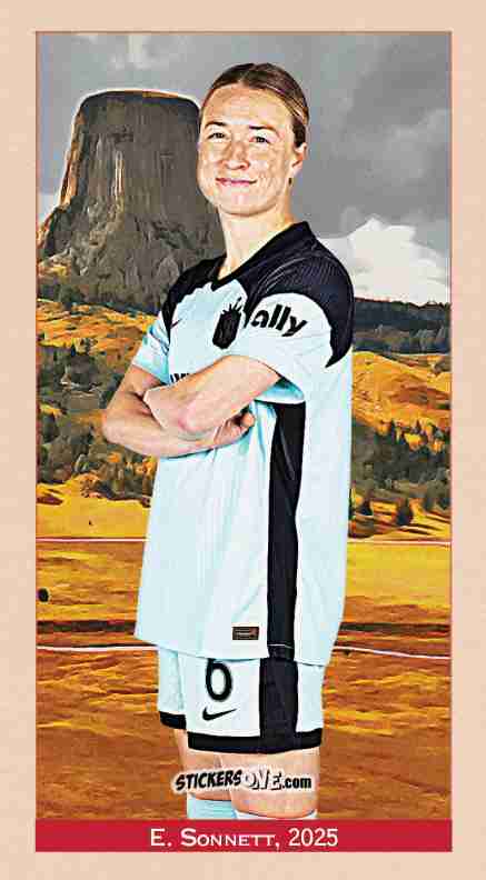 Sticker Emily Sonnett - Parkside Club and Country 2025
 n. AMV3 - Parkside