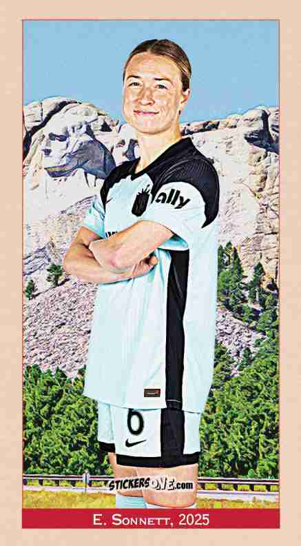 Sticker Emily Sonnett - Parkside Club and Country 2025
 n. AMR3 - Parkside