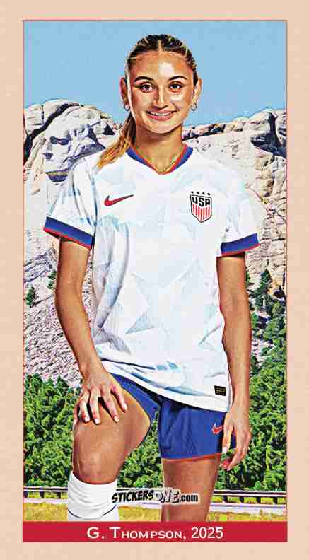 Sticker Gisele Thompson - Parkside Club and Country 2025
 n. AMR5 - Parkside