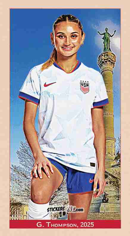 Sticker Gisele Thompson - Parkside Club and Country 2025
 n. ASSM5 - Parkside