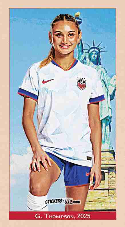 Sticker Gisele Thompson - Parkside Club and Country 2025
 n. ASL5 - Parkside