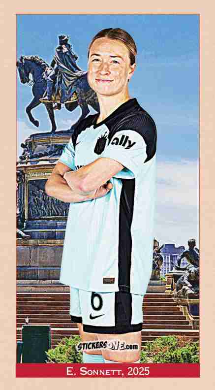 Sticker Emily Sonnett - Parkside Club and Country 2025
 n. AWM3 - Parkside