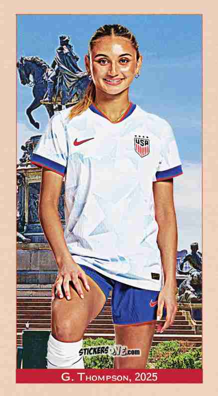 Sticker Gisele Thompson - Parkside Club and Country 2025
 n. AWM5 - Parkside
