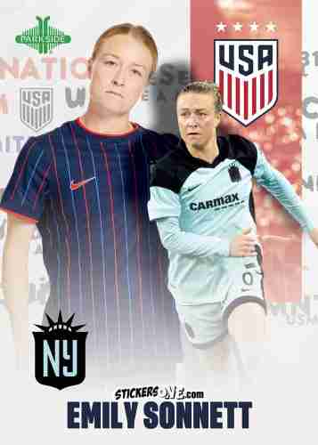 Sticker Emily Sonnett - Parkside Club and Country 2025
 n. 1 - Parkside