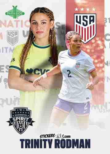 Sticker Trinity Rodman - Parkside Club and Country 2025
 n. 15 - Parkside