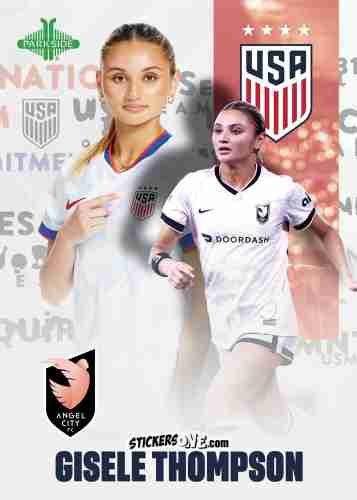 Sticker Gisele Thompson - Parkside Club and Country 2025
 n. 25 - Parkside