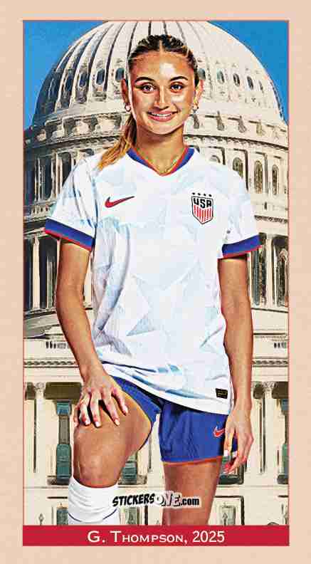 Sticker Gisele Thompson - Parkside Club and Country 2025
 n. AC5 - Parkside